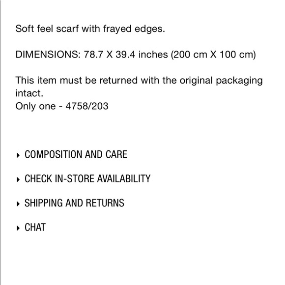 🐆Zara Animal Print Scarf - Picture 5 of 5